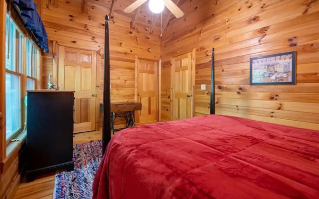 photo 3 of Hilltop Hideaway - Endearing Mountain Cabin With Hot tub Foosball pet Friendly