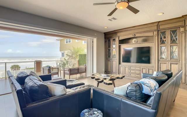 photo 2 of Hip Nautic Luxury Beachfront Beach Home With Pool - Car Free Beach - 4071h