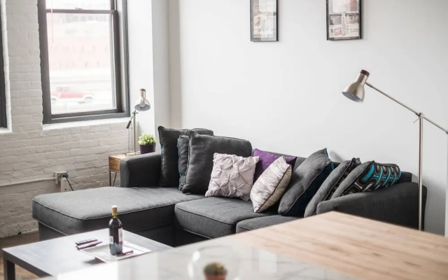 photo 3 of Historic 3rd Ward 1BR Loft with Parking