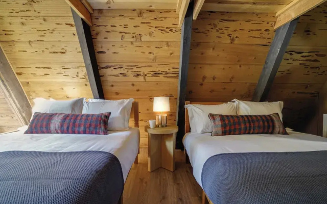 photo 3 of Horizon by Avantstay Stunning A-frame Cabin w/ Hot Tub, Billiards, Lake Views