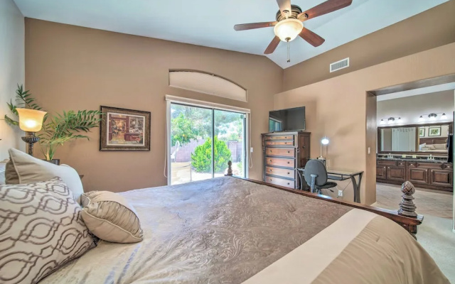 photo 5 of Hot Tub Relaxation & Golfing: Bright Chandler Home