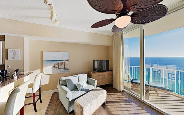 photo 5 of Impeccable Oceanfront W/ Pools & Huge Gym 1 Bedroom Condo