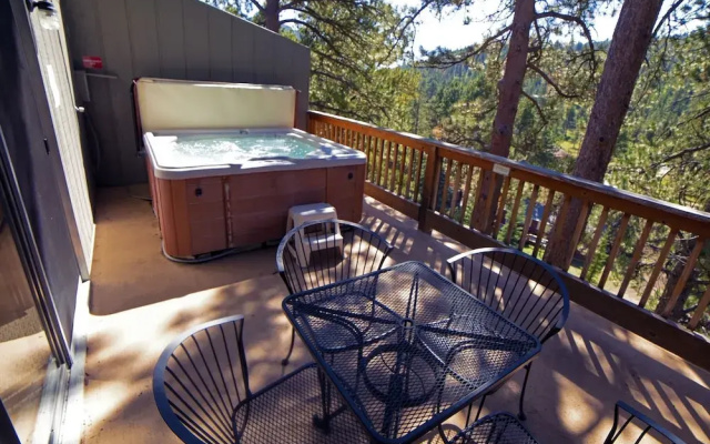 photo 4 of King Bed Condo With Personal Hot Tub On Deck With River View 1 Bedroom Condo