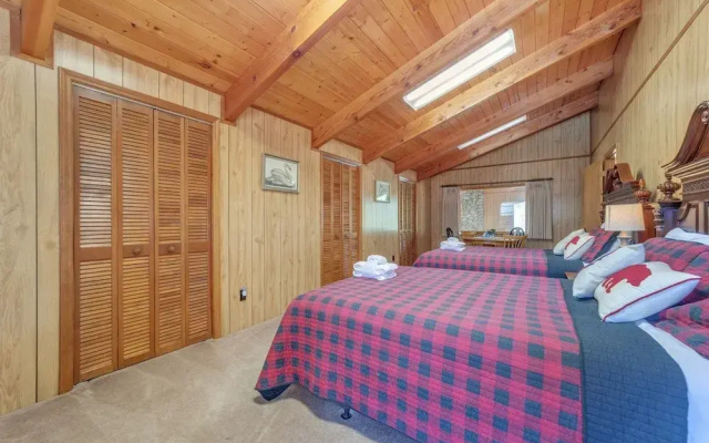 photo 2 of Lake Lure Retreat - A Beautiful Lakefront Lodge On Mirror Lake-waterfront-newly Expanded Deck 4 Bedroom Lodge by Sunscape Property Management