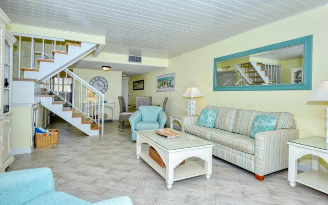 photo 2 of LaPlaya 105B-Relax on the balcony and watch the dolphins swim by and the pelicans dive!