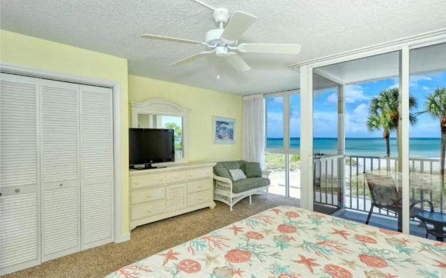 photo 5 of LaPlaya 105B-Relax on the balcony and watch the dolphins swim by and the pelicans dive!