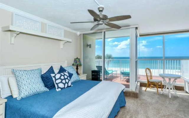 photo 2 of LaPlaya 202D Picture this from your lanai or sundeck Palm trees beach turquoise water and gorgeous sunsets