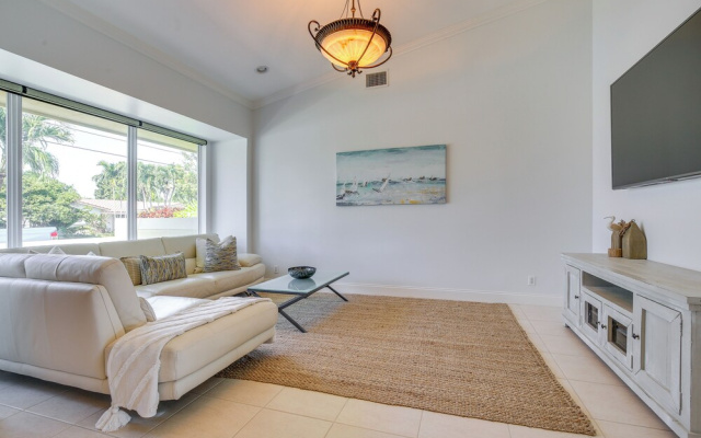 photo 4 of Canal Access & Pool: Lighthouse Point Getaway!
