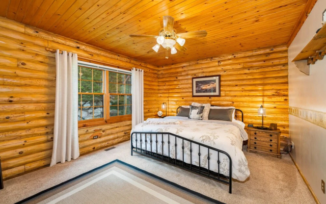 photo 2 of Log Cabin w/ Private Hot Tub on Wenatchee River!