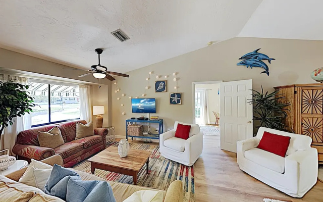 photo 4 of Lovely Creekside Setting - Dock, Tandem Kayak, Boat Ramp 3 Bedroom Home