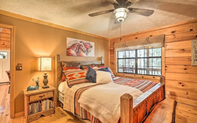 photo 2 of Luxe Fightingtown Creek Cabin: 2 King Suites & Spa