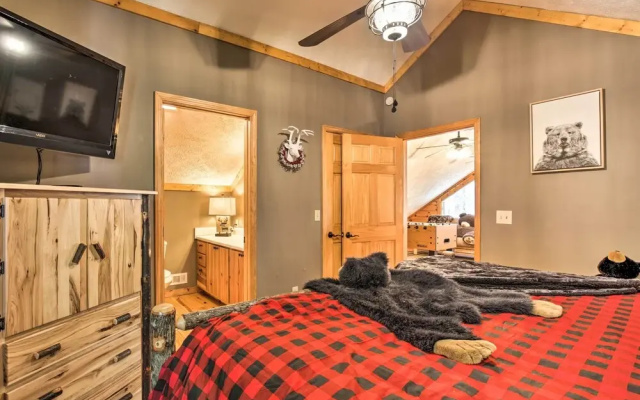 photo 5 of Luxe Fightingtown Creek Cabin: 2 King Suites & Spa