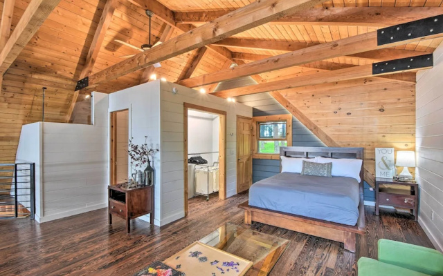 photo 2 of Luxe Jasper Cabin w/ Deck + Blue Ridge Mtn Views!