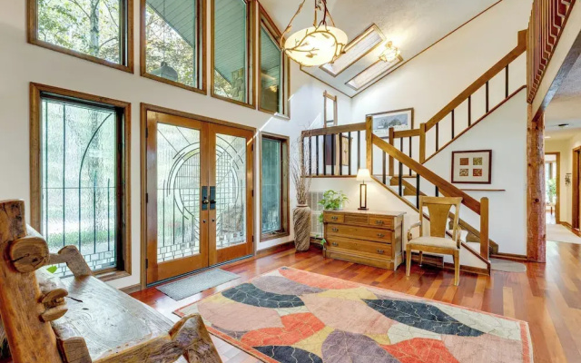 photo 2 of Luxe Poconos Pines Home w/ Beach + Amenities!