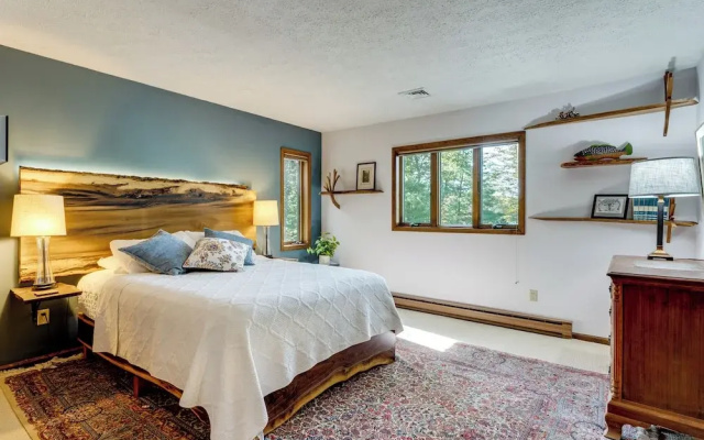 photo 4 of Luxe Poconos Pines Home w/ Beach + Amenities!