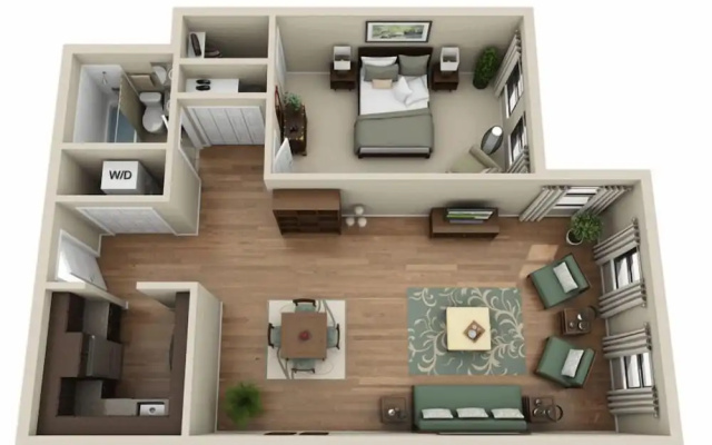 photo 2 of Luxury Apartment, One Bedroom in Back Bay, Boston