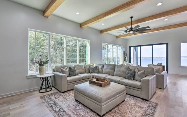 photo 5 of Luxury Lake Granbury Cliffside Home w/ Deck!