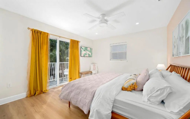 photo 5 of Luxury Villa 3 Blocks from the Beach with Hot Tub a Fire Pit and Outdoor Oasis