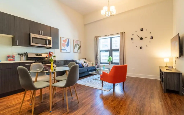 photo 2 of McCormick Place 420 friendly 3br-2ba in Downtown Chicago with optional parking for 8 guests
