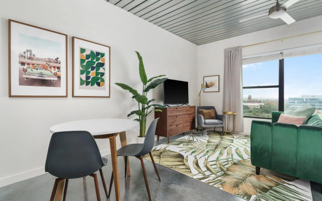 photo 2 of Mid Main Lofts #7203 | Chic midcentury studio loft | Midtown