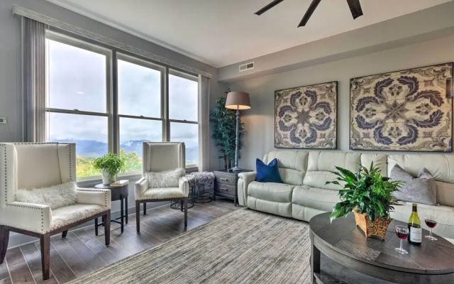 photo 3 of Surrounding Mtn Views! Modern Smokies Retreat