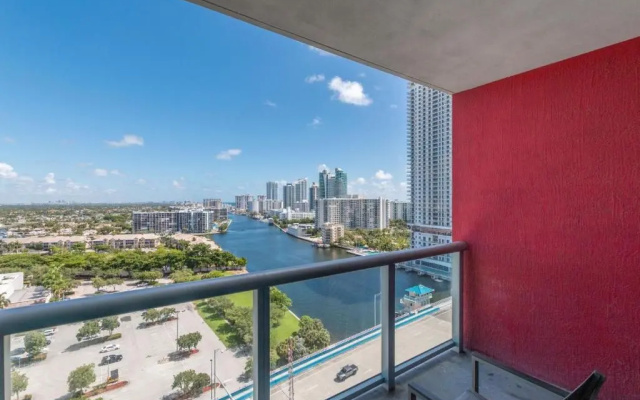 photo 3 of Modern Studio rental at Beachwalk Resort Hollywood 18th floor