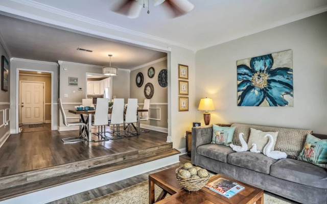 photo 4 of Walk to Ocean & Family Fun: Myrtle Beach Townhome!