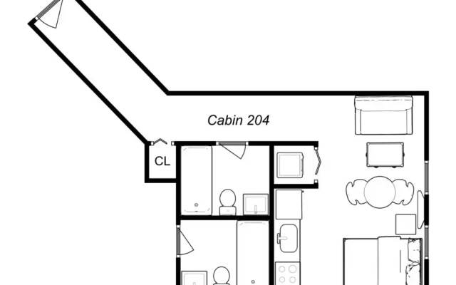 photo 2 of Modern Yet Cozy - Everything You Need And More For A Great Windy City Stay - 747 Lofts Cabin 204 by RedAwning