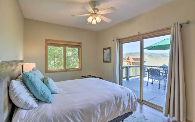 photo 2 of Ski + Bike: Home w/ Deck & Hot Tub in Granby!