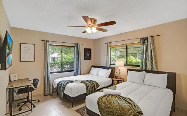 photo 3 of NEW Adorable Villa 7 min to Beach Trampoline