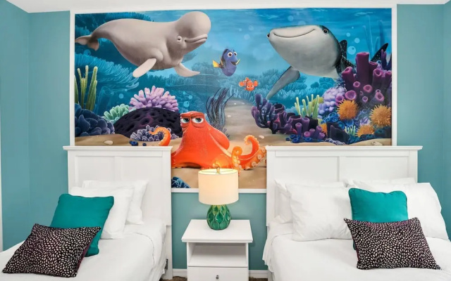 photo 4 of New Decor With Mickey, Nemo, Tinkerbell & Star Wars Rooms! Private Pool and Game Room