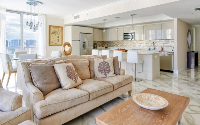 photo 4 of New Listing! Luxe Beach Dream W/ Infinity Pool 3 Bedroom Condo