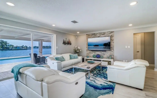 photo 3 of New Listing! Modern W/ Private Pool & Dock 3 Bedroom Home