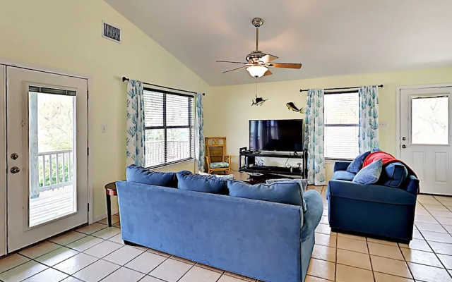photo 2 of New Listing! Stilted : Bay Views, Fenced Yard 3 Bedroom Home