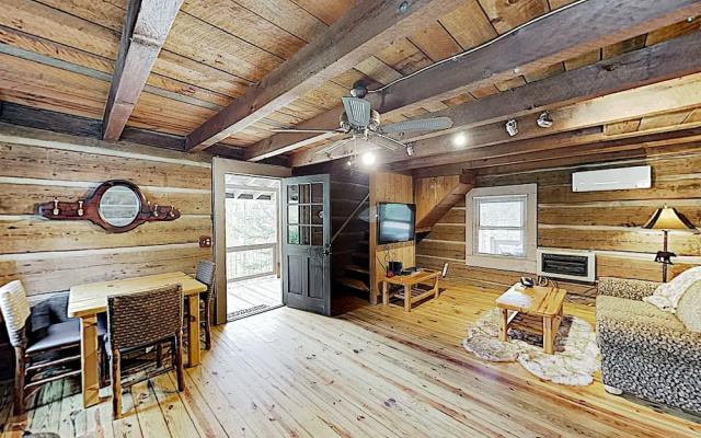 photo 4 of New Listing! Updated W/ Hot Tub On 2 Acres 1 Bedroom Cabin
