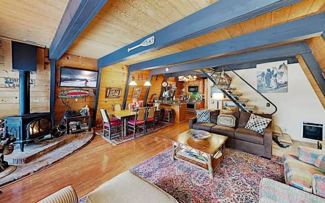 photo 4 of New Listing! Woodsy Cabin w/ Hot Tub, 3 Decks home