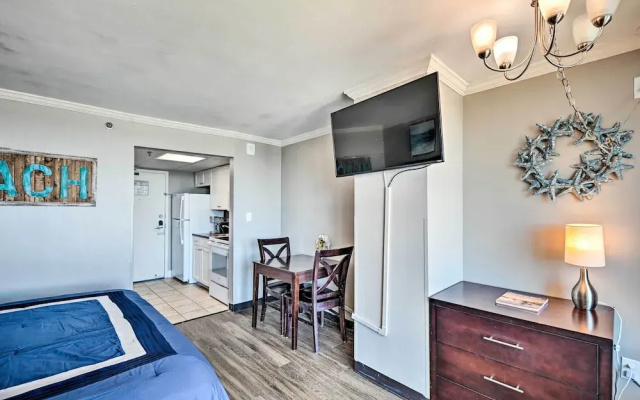 photo 2 of Oceanfront Myrtle Beach Studio w/ Huge Balcony!