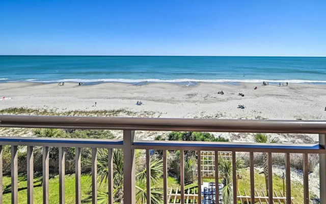 photo 4 of Oceanfront Myrtle Beach Studio w/ Huge Balcony!