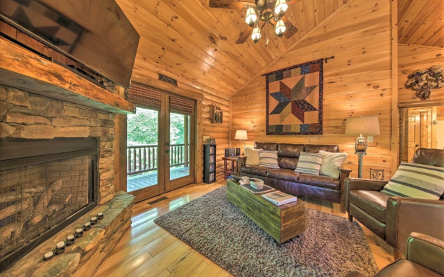 photo 5 of Peaceful Forest Escape w/ Game Room + Hot Tub