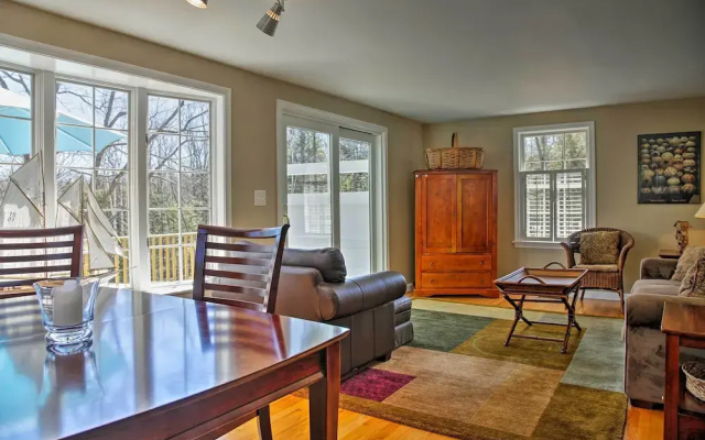 photo 3 of Peaceful Waterfront Apt w/ Deck, 22 Mi to Portland