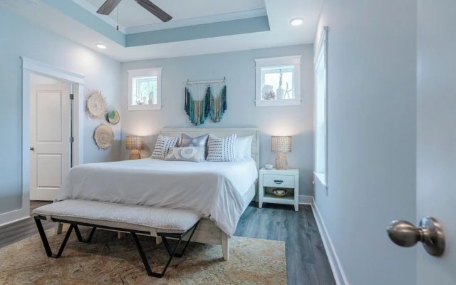 photo 2 of Pet Friendly + Private Pool; Amazing Fenced Backyard, 5 Min Walk to Beach!