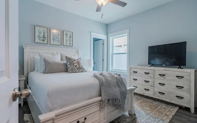 photo 3 of Pet Friendly + Private Pool; Amazing Fenced Backyard, 5 Min Walk to Beach!