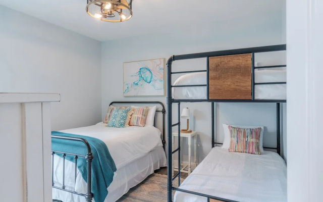 photo 5 of Pet Friendly + Private Pool; Amazing Fenced Backyard, 5 Min Walk to Beach!
