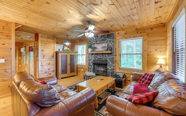 photo 2 of Pet-friendly Bryson City Cabin w/ Fire Pit + Deck!