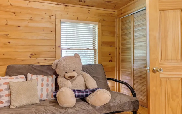 photo 4 of Pet-friendly Bryson City Cabin w/ Fire Pit + Deck!