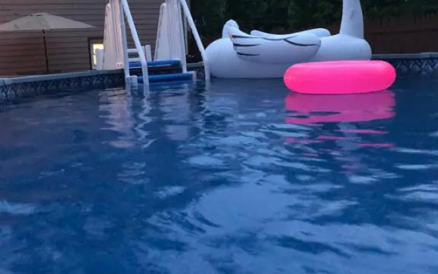 photo 2 of Poconos farmhouse, PRIVATE Hot tub and Pool at Camelback