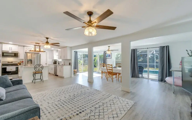 photo 4 of Port Charlotte Canal-front Home w/ Private Pool!