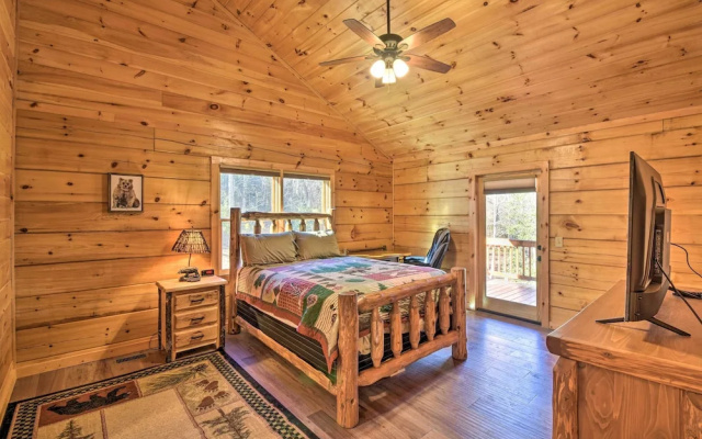 photo 2 of Private Cabin w/ Furnished Porch on < 3 Acres!