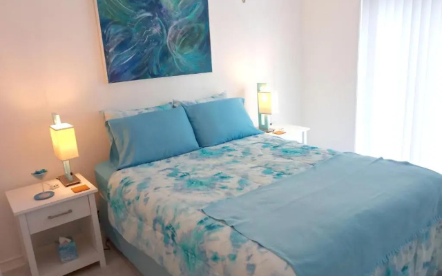 photo 5 of Private designer 8 room art getaway 2 Br-2Ba Full Kitchen Barbecue Patio 2min to beach