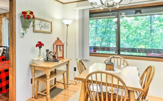 photo 4 of Quaint Murphy Cabin in Serene Wooded Setting!